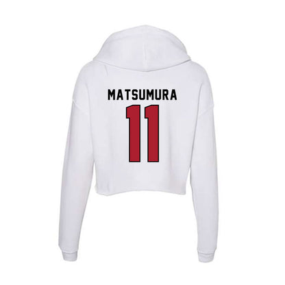 Nicholls State - NCAA Men's Tennis : Kotaro Matsumura - Classic Shersey Women's Crop Fleece Hoodie-1