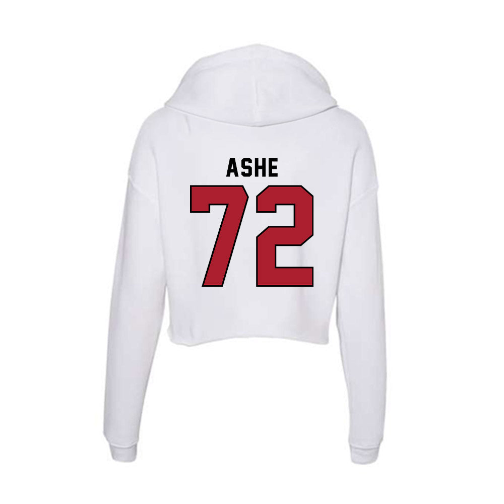 Nicholls State - NCAA Football : Thomas Ashe - Classic Shersey Women's Crop Fleece Hoodie-1