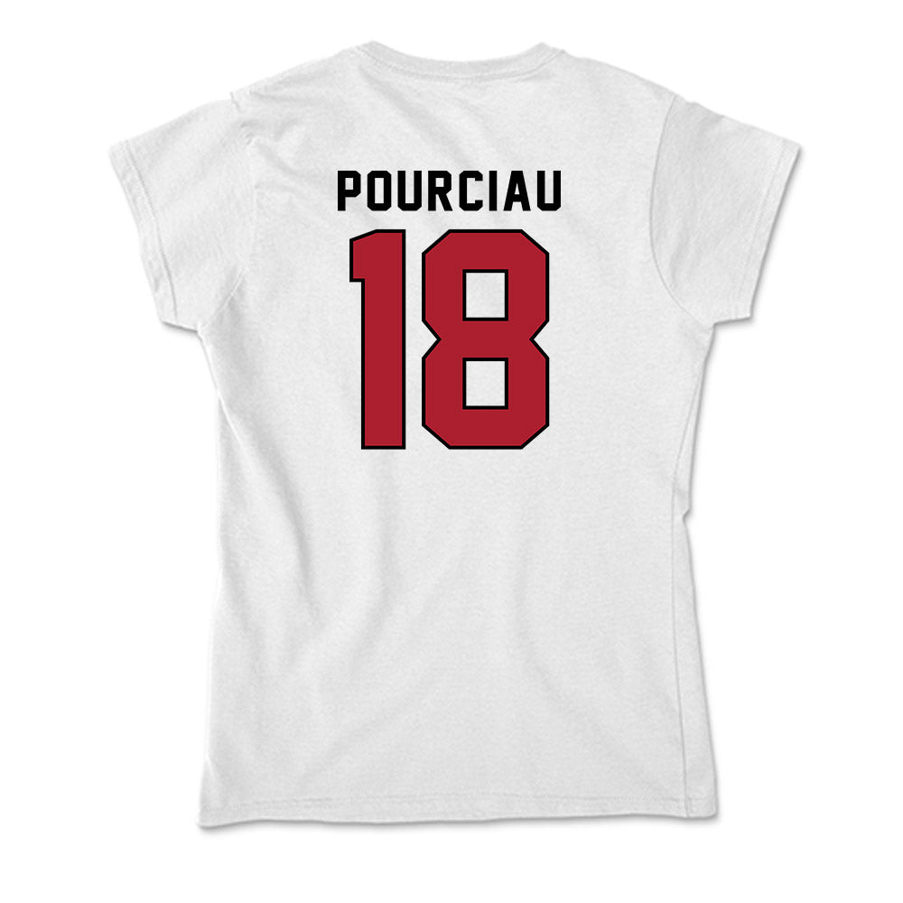 Nicholls State - NCAA Baseball : Clayton Pourciau - Classic Shersey Soft Style Women’s T-Shirt-1