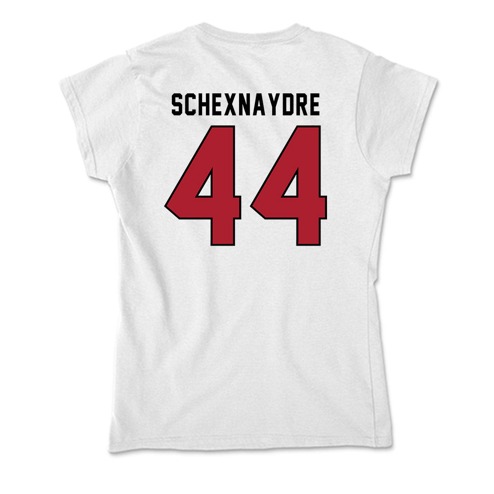 Nicholls State - NCAA Baseball : Owen Schexnaydre - Classic Shersey Soft Style Women’s T-Shirt-1