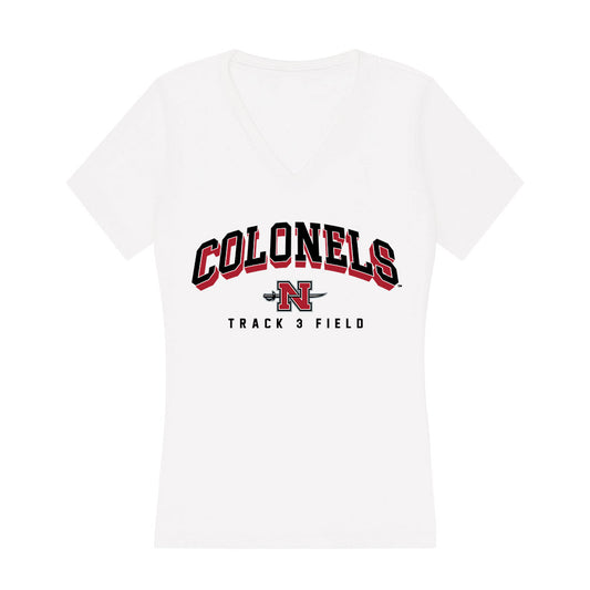 Nicholls State - NCAA Men's Track & Field : Andrei Fuentes - Classic Shersey Women's V-Neck T-Shirt-0