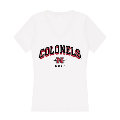 Nicholls State - NCAA Men's Golf : Elliott Aucoin - Classic Shersey Women's V-Neck T-Shirt-0