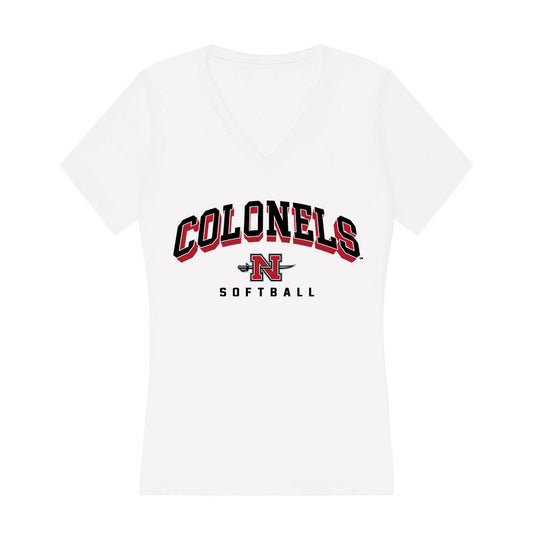 Nicholls State - NCAA Softball : Carmella Muccilli - Classic Shersey Women's V-Neck T-Shirt-0