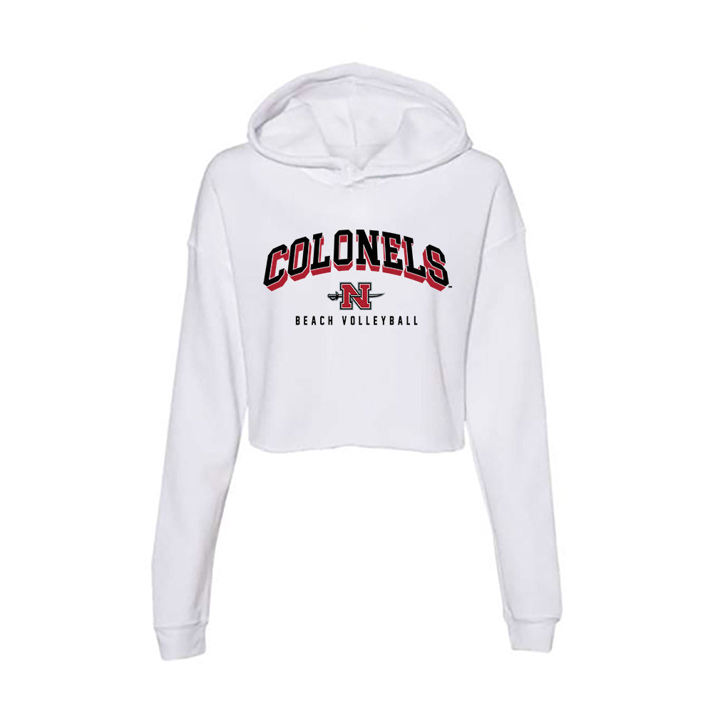 Nicholls State - NCAA Beach Volleyball : Brooklynn Wilkinson - Classic Shersey Women's Crop Fleece Hoodie-0