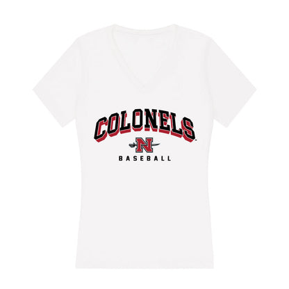 Nicholls State - NCAA Baseball : Peyton Lacy - Classic Shersey Women's V-Neck T-Shirt-0