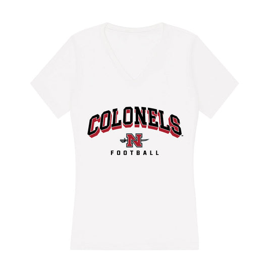 Nicholls State - NCAA Football : Justin Helper - Classic Shersey Women's V-Neck T-Shirt-0