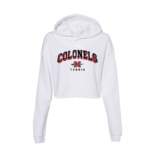 Nicholls State - NCAA Men's Tennis : Charlie Dubos - Classic Shersey Women's Crop Fleece Hoodie-0