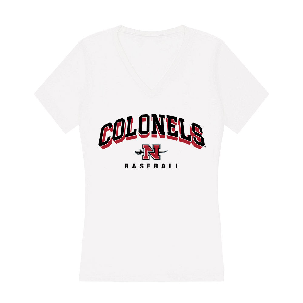 Nicholls State - NCAA Baseball : Caston Thompson - Classic Shersey Women's V-Neck T-Shirt-0