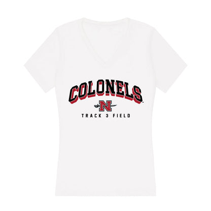 Nicholls State - NCAA Men's Track & Field : Mason Heffernan - Classic Shersey Women's V-Neck T-Shirt-0