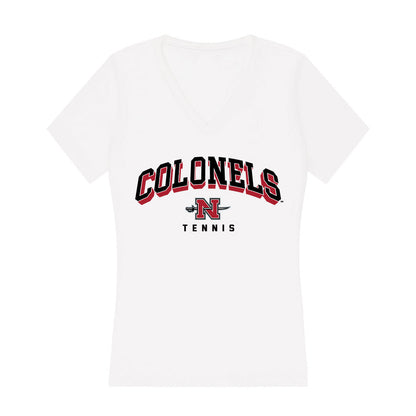 Nicholls State - NCAA Men's Tennis : Omar Morsy - Classic Shersey Women's V-Neck T-Shirt-0