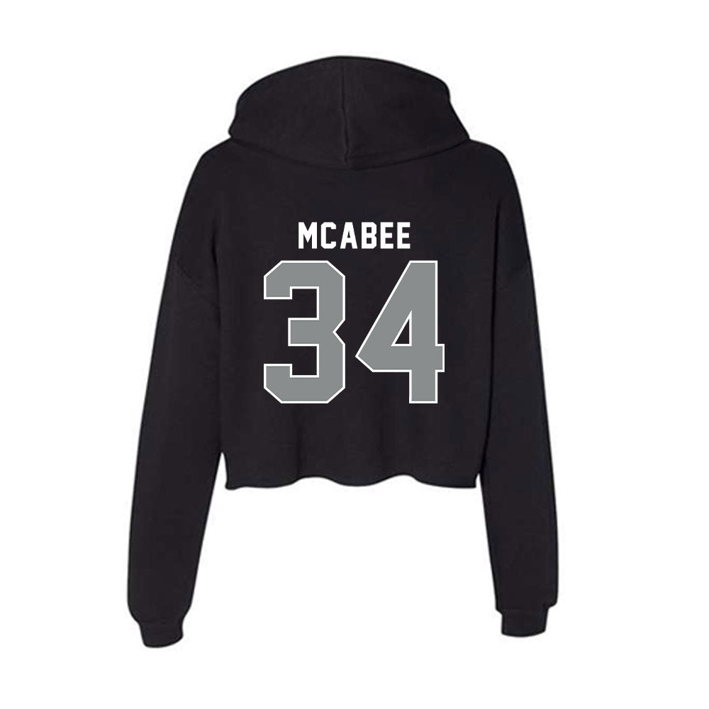 Memphis - NCAA Baseball : Brady McAbee - Women's Crop Fleece Hoodie-1