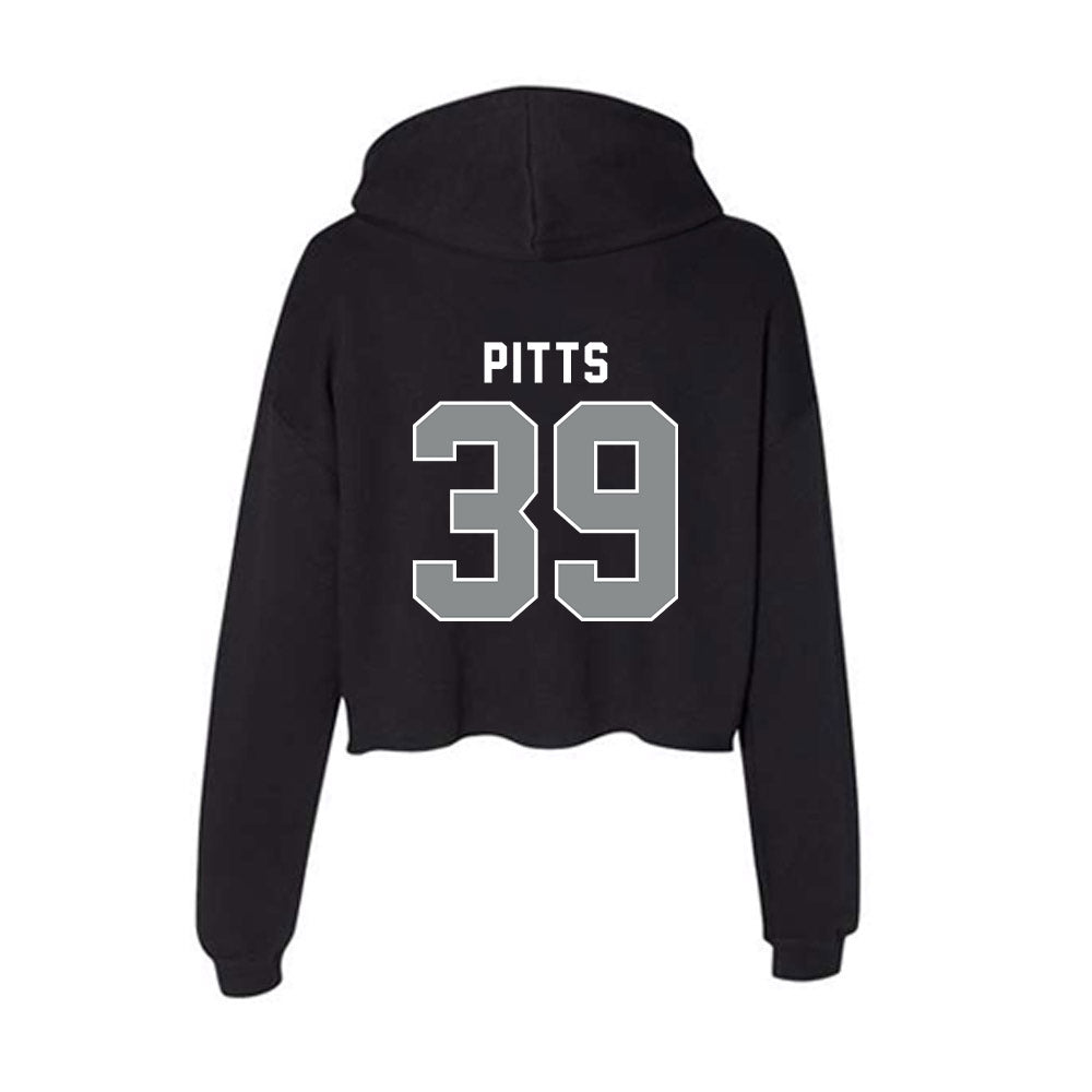Memphis - NCAA Baseball : Jack Pitts - Women's Crop Fleece Hoodie-1