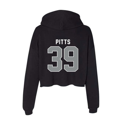 Memphis - NCAA Baseball : Jack Pitts - Women's Crop Fleece Hoodie-1