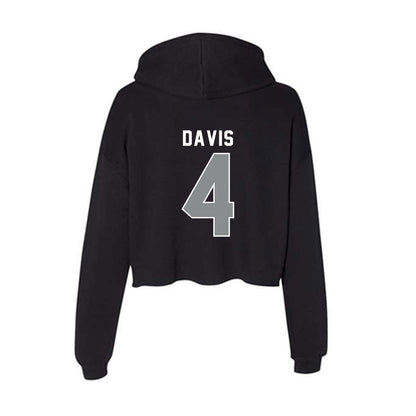 Memphis - NCAA Softball : Ariel Davis - Women's Crop Fleece Hoodie-1