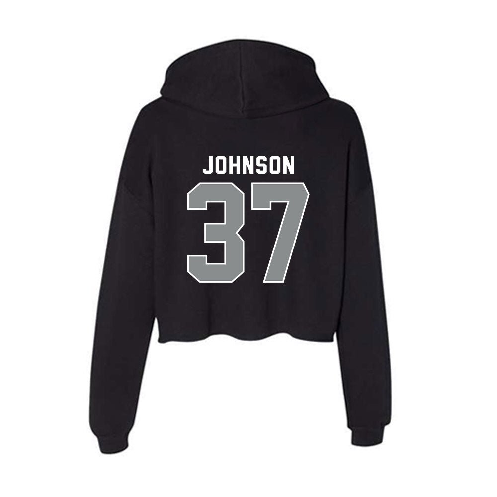Memphis - NCAA Football : Jacory Johnson - Women's Crop Fleece Hoodie-1