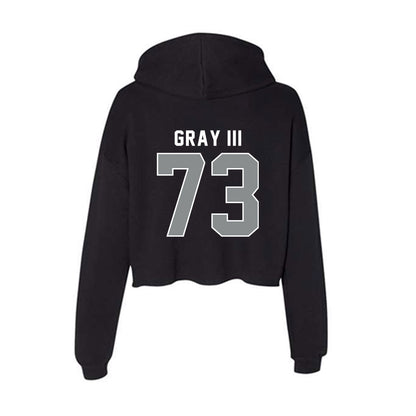 Memphis - NCAA Football : Phillip Gray III - Women's Crop Fleece Hooded Sweatshirt-1