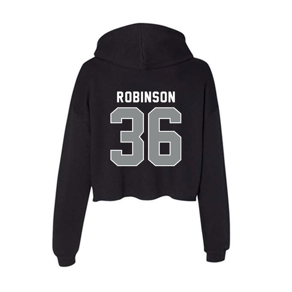 Memphis - NCAA Football : Jamariez Robinson - Women's Crop Fleece Hoodie-1