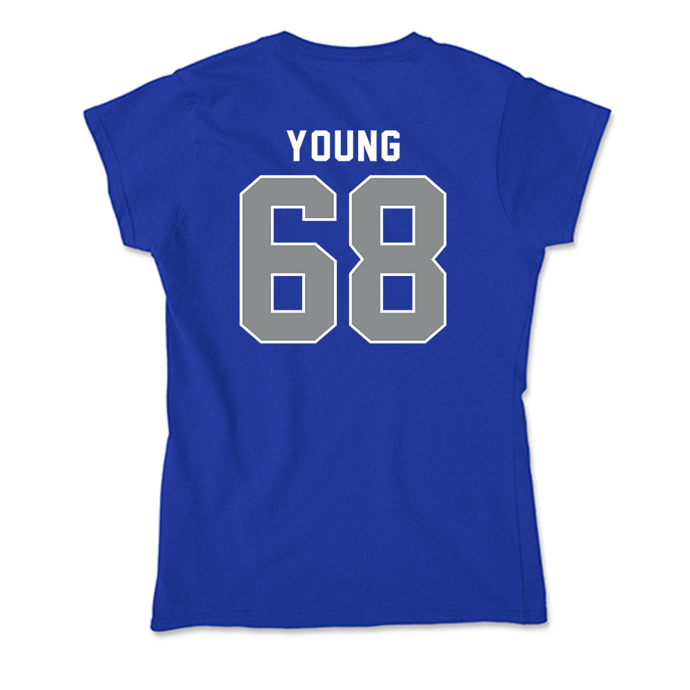 Memphis - NCAA Football : Jonathan Young - Soft Style Women’s T-Shirt-1