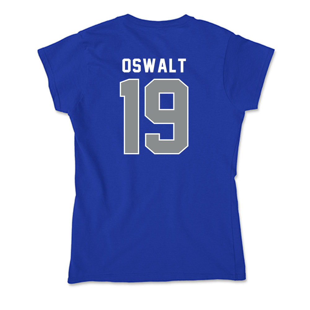 Memphis - NCAA Baseball : Davis Oswalt - Soft Style Women’s T-Shirt-1