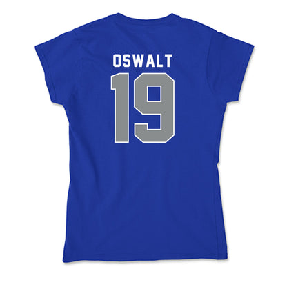 Memphis - NCAA Baseball : Davis Oswalt - Soft Style Women’s T-Shirt-1