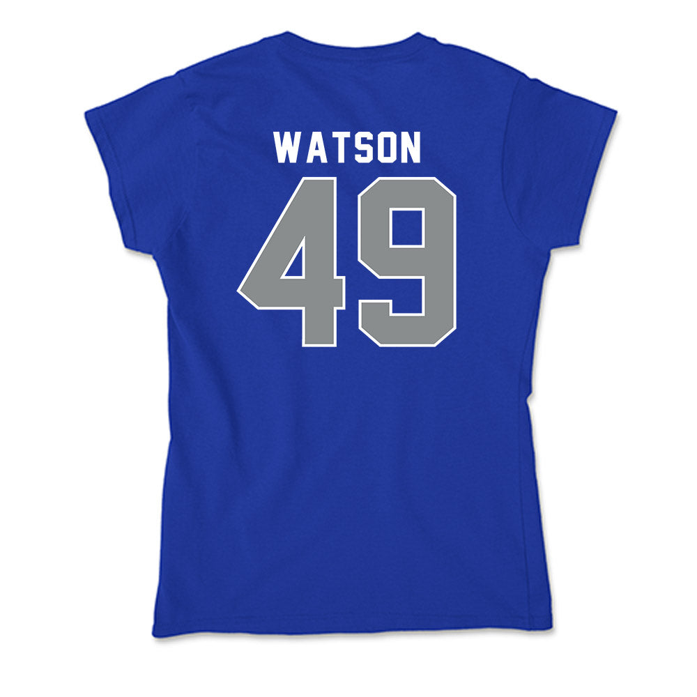 Memphis - NCAA Baseball : Webb Watson - Soft Style Women’s T-Shirt-1