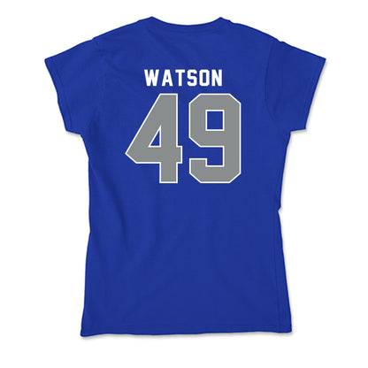 Memphis - NCAA Baseball : Webb Watson - Soft Style Women’s T-Shirt-1