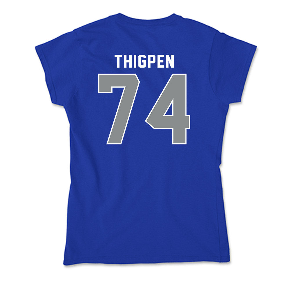 Memphis - NCAA Football : Richard Thigpen - Soft Style Women’s T-Shirt-1