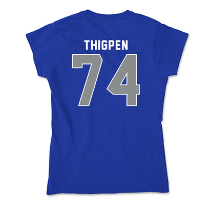 Memphis - NCAA Football : Richard Thigpen - Soft Style Women’s T-Shirt-1