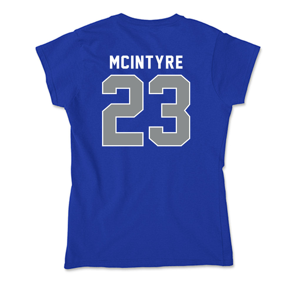 Memphis - NCAA Men's Soccer : Arlo Mcintyre - Soft Style Women’s T-Shirt-1