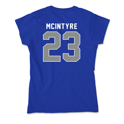 Memphis - NCAA Men's Soccer : Arlo Mcintyre - Soft Style Women’s T-Shirt-1