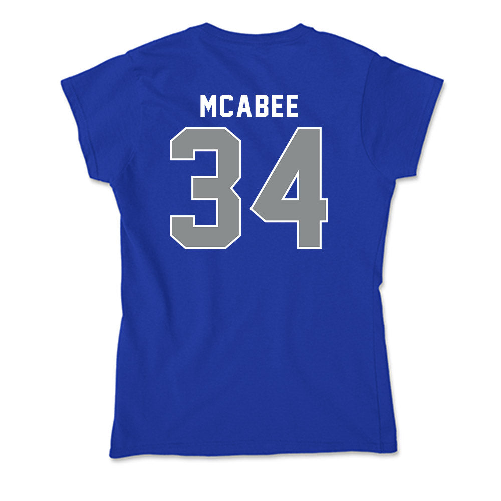Memphis - NCAA Baseball : Brady McAbee - Soft Style Women’s T-Shirt-1