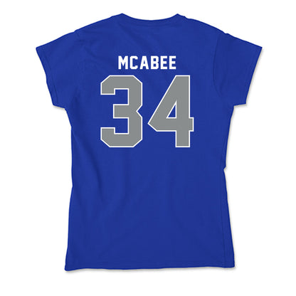 Memphis - NCAA Baseball : Brady McAbee - Soft Style Women’s T-Shirt-1