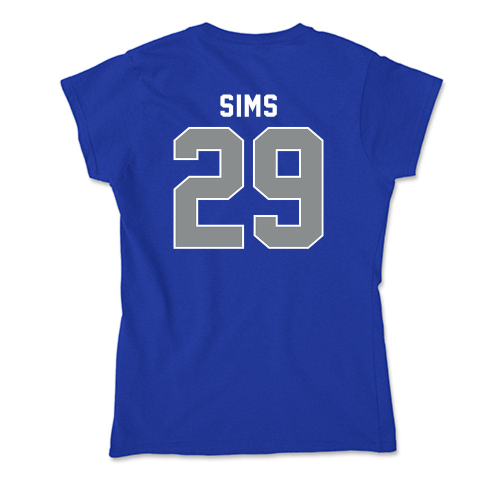Memphis - NCAA Football : Tim Sims - Soft Style Women’s T-Shirt-1