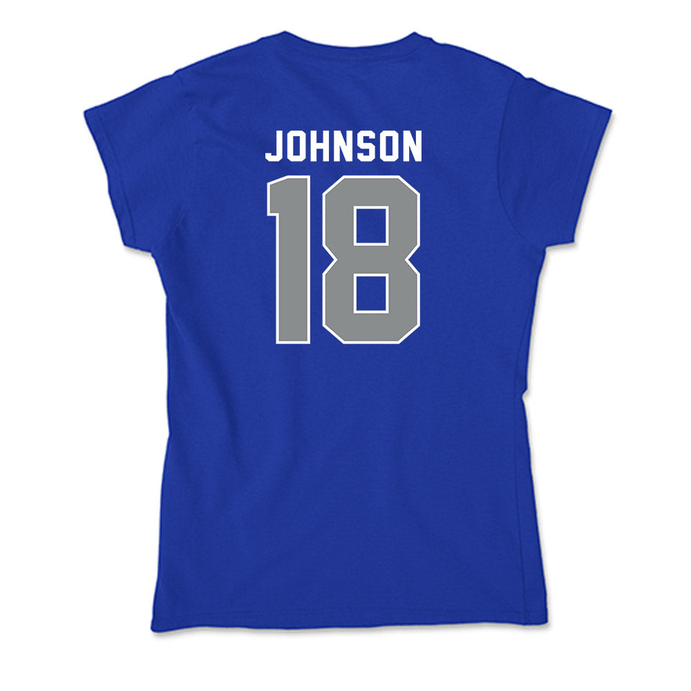 Memphis - NCAA Football : TJ Johnson - Soft Style Women’s T-Shirt-1