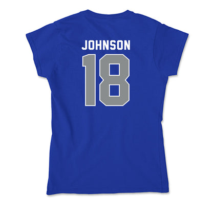 Memphis - NCAA Football : TJ Johnson - Soft Style Women’s T-Shirt-1