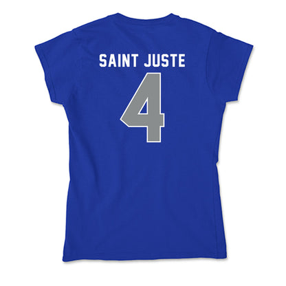 Memphis - NCAA Men's Soccer : Junior Saint Juste - Soft Style Women’s T-Shirt-1