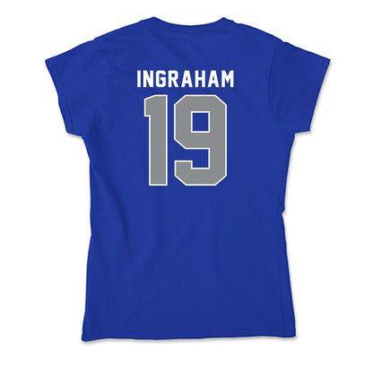 Memphis - NCAA Men's Basketball : Tariq Ingraham - Soft Style Women’s T-Shirt-1