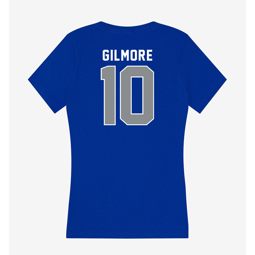 Memphis - NCAA Women's Basketball : Bailey Gilmore - Women's V-Neck T-Shirt-1