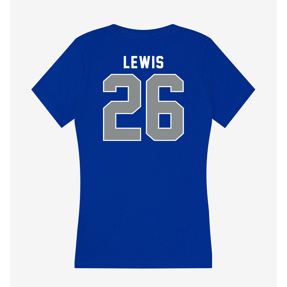 Memphis - NCAA Football : Jaylen Lewis - Women's V-Neck T-Shirt-1