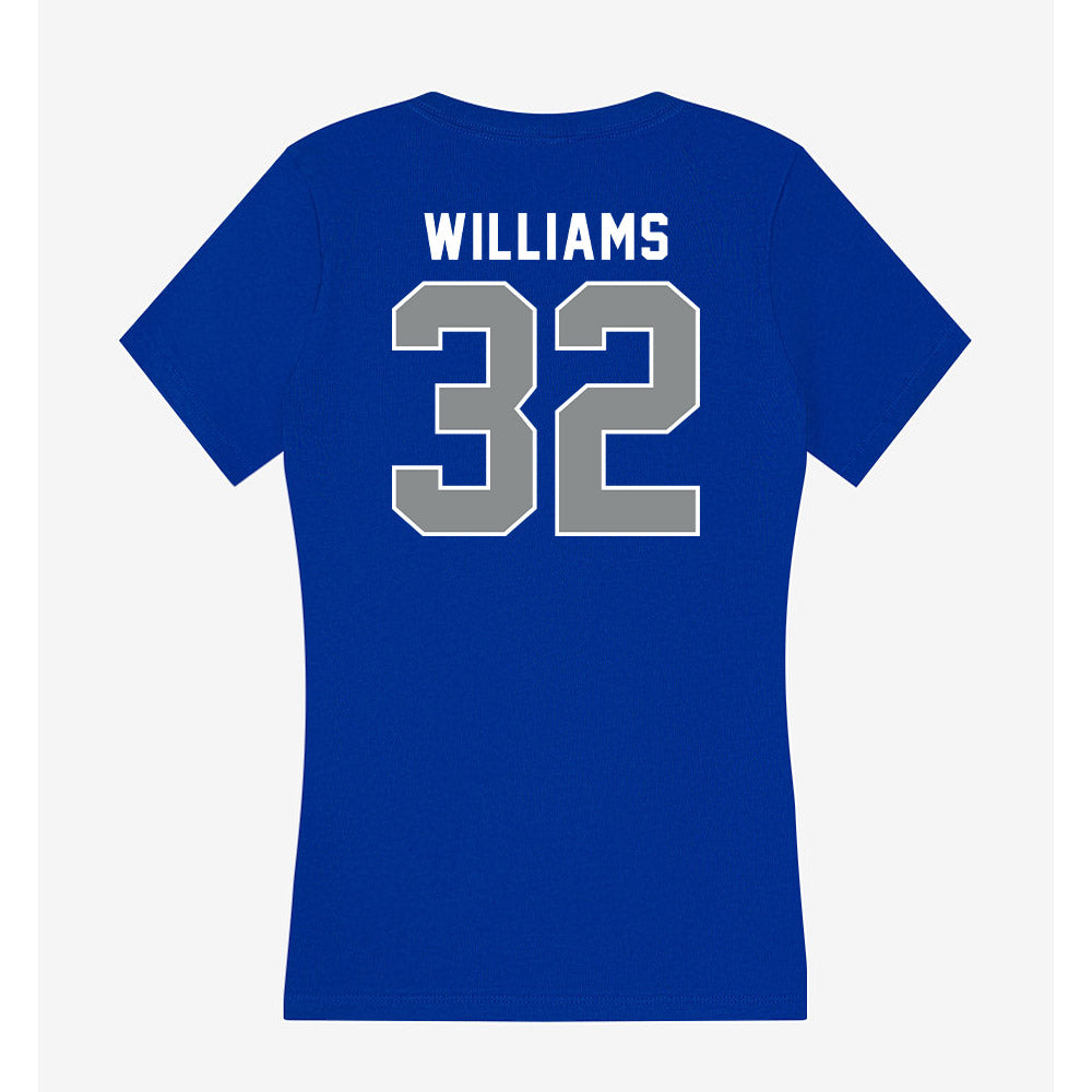 Memphis - NCAA Women's Basketball : Amauri Williams - Women's V-Neck T-Shirt-1