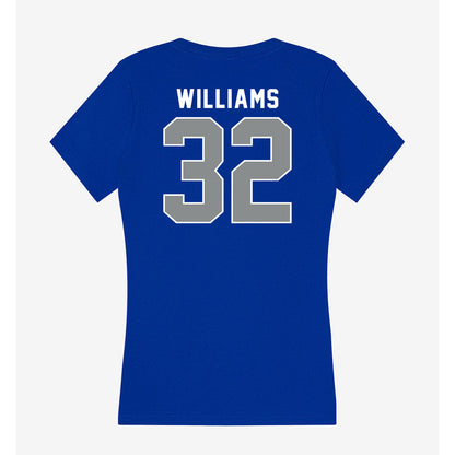 Memphis - NCAA Women's Basketball : Amauri Williams - Women's V-Neck T-Shirt-1