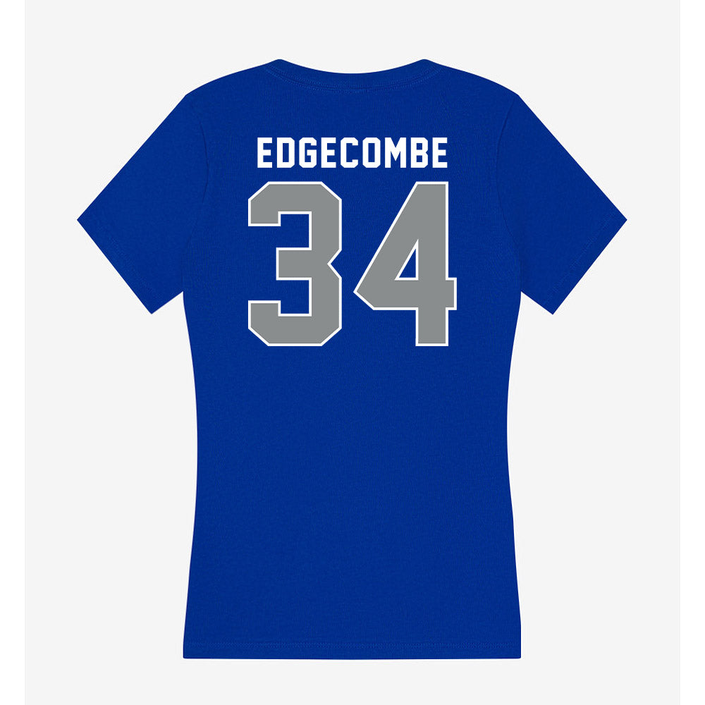 Memphis - NCAA Men's Soccer : Reuben Edgecombe - Women's V-Neck T-Shirt-1