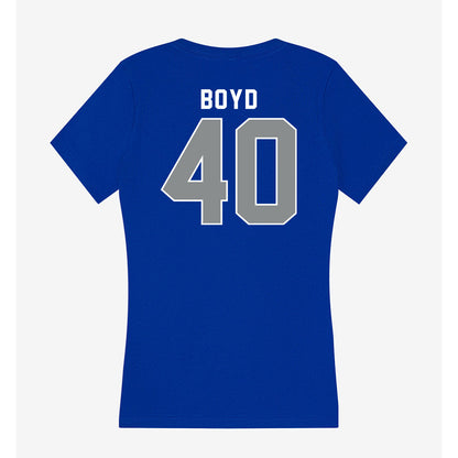 Memphis - NCAA Baseball : Gabe Boyd - Women's V-Neck T-Shirt-1