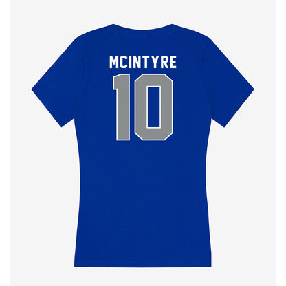 Memphis - NCAA Men's Soccer : Eben McIntyre - Women's V-Neck T-Shirt-1