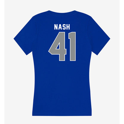 Memphis - NCAA Football : Tylon Nash - Women's V-Neck T-Shirt-1