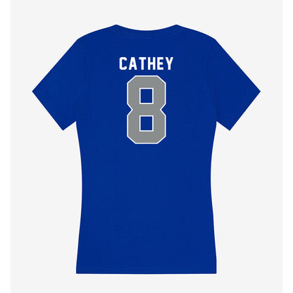 Memphis - NCAA Cheerleading : Peyton Cathey - Women's V-Neck T-Shirt-1