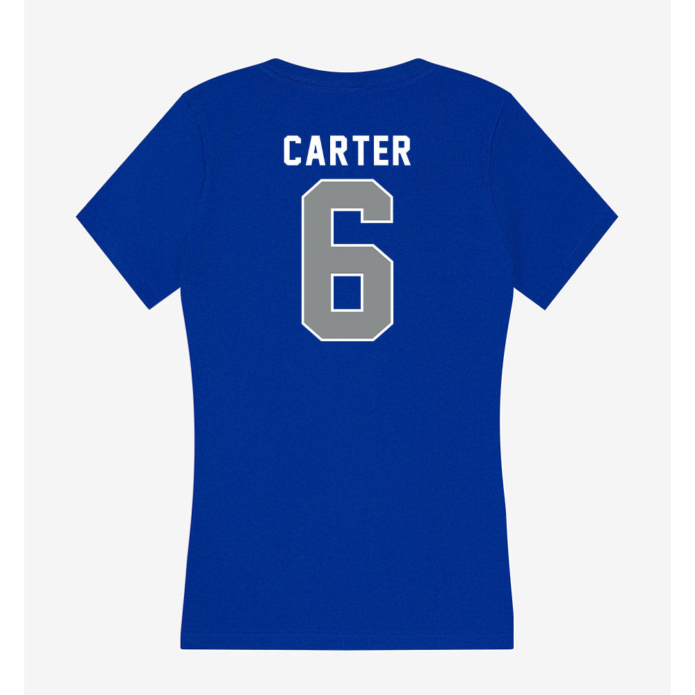 Memphis - NCAA Football : Jaylin Carter - Women's V-Neck T-Shirt-1