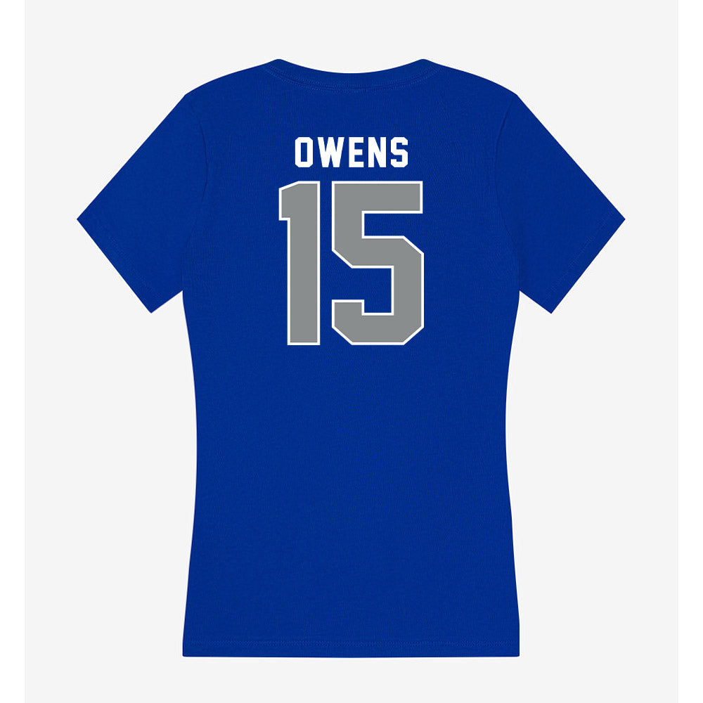 Memphis - NCAA Football : Gavin Owens - Women's V-Neck T-Shirt-1