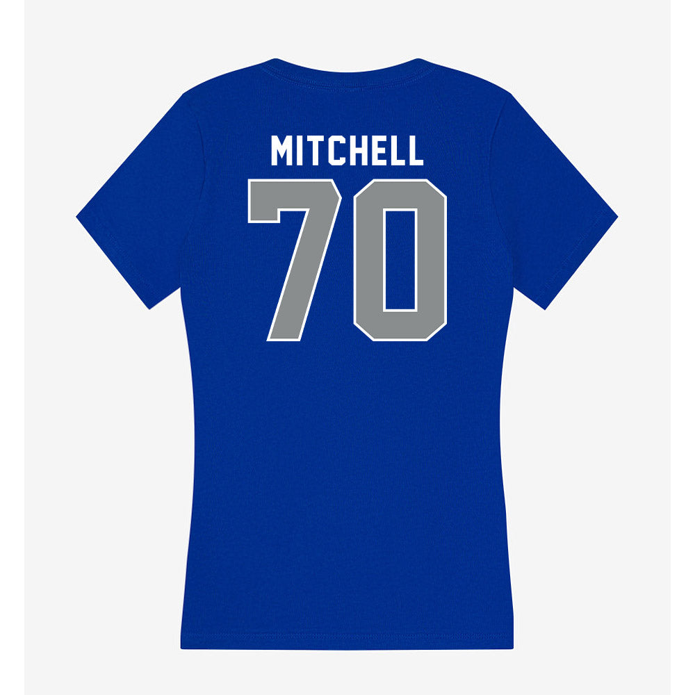 Memphis - NCAA Football : Parker Mitchell - Women's V-Neck T-Shirt-1