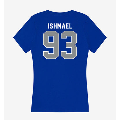 Memphis - NCAA Football : Jabari Ishmael - Women's V-Neck T-Shirt-1